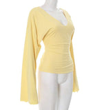 Long Sleeve V-Neck Top image 7