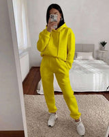 Loose Fit Hooded Co-Ords - M, Gold image