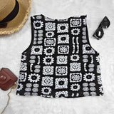 Boho Patchwork Tie-Up Vest Top image 2