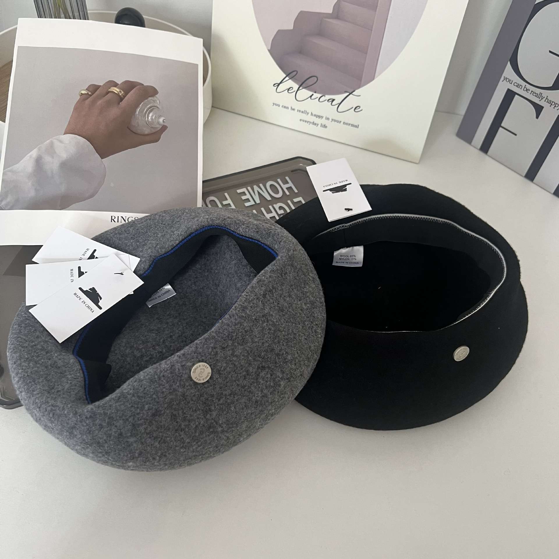 French Beret Cap Hat image 7