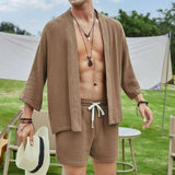 Men Kimono and Shorts Set image 1