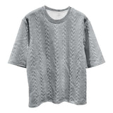 Knit Short-Sleeve Loungewear Set image 3