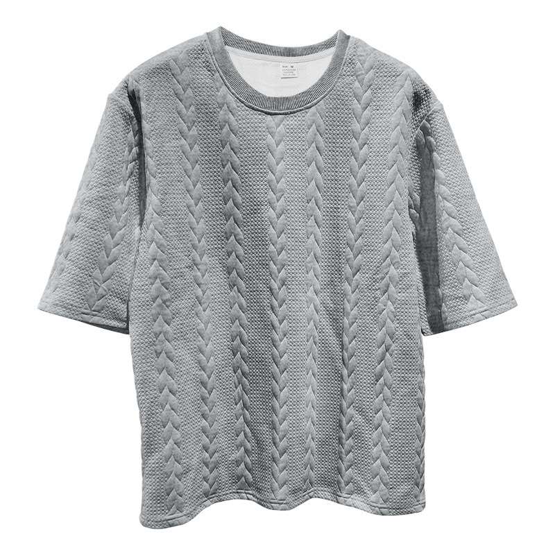 Knit Short-Sleeve Loungewear Set image 3
