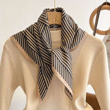 Striped Print Scarf Shawl Hijab for Women image 6