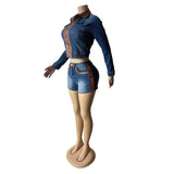 Stylish Casual Set with PU Details image 2