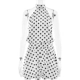 Polka Dot Halter Dress image 4