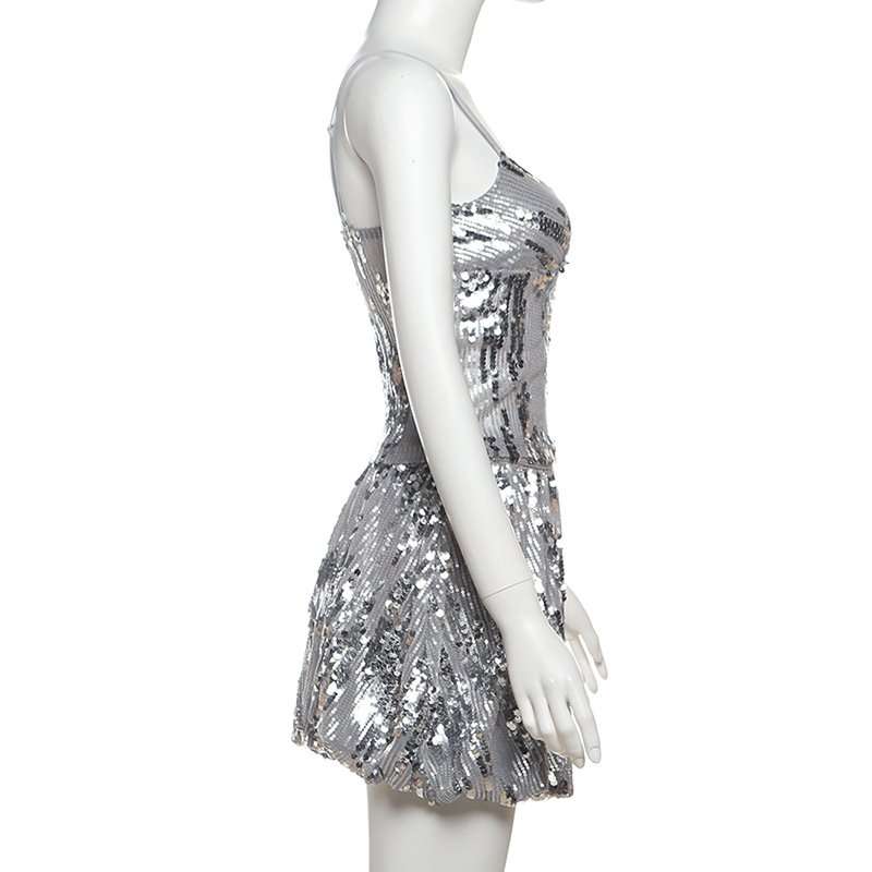 Silver Sequin Two-Piece Set image 4