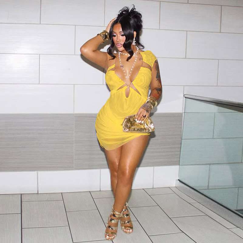 Cut-Out Mini Dress image 2