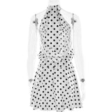 Polka Dot Halter Dress image 5