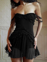 Ruffle Off-Shoulder Mini Dress image 1