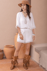 Enchanted V-Neck Romper image 4