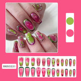 Abstract Bubble Nail Art Design image 2