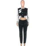 Varsity Vibes Cropped Jacket image 8