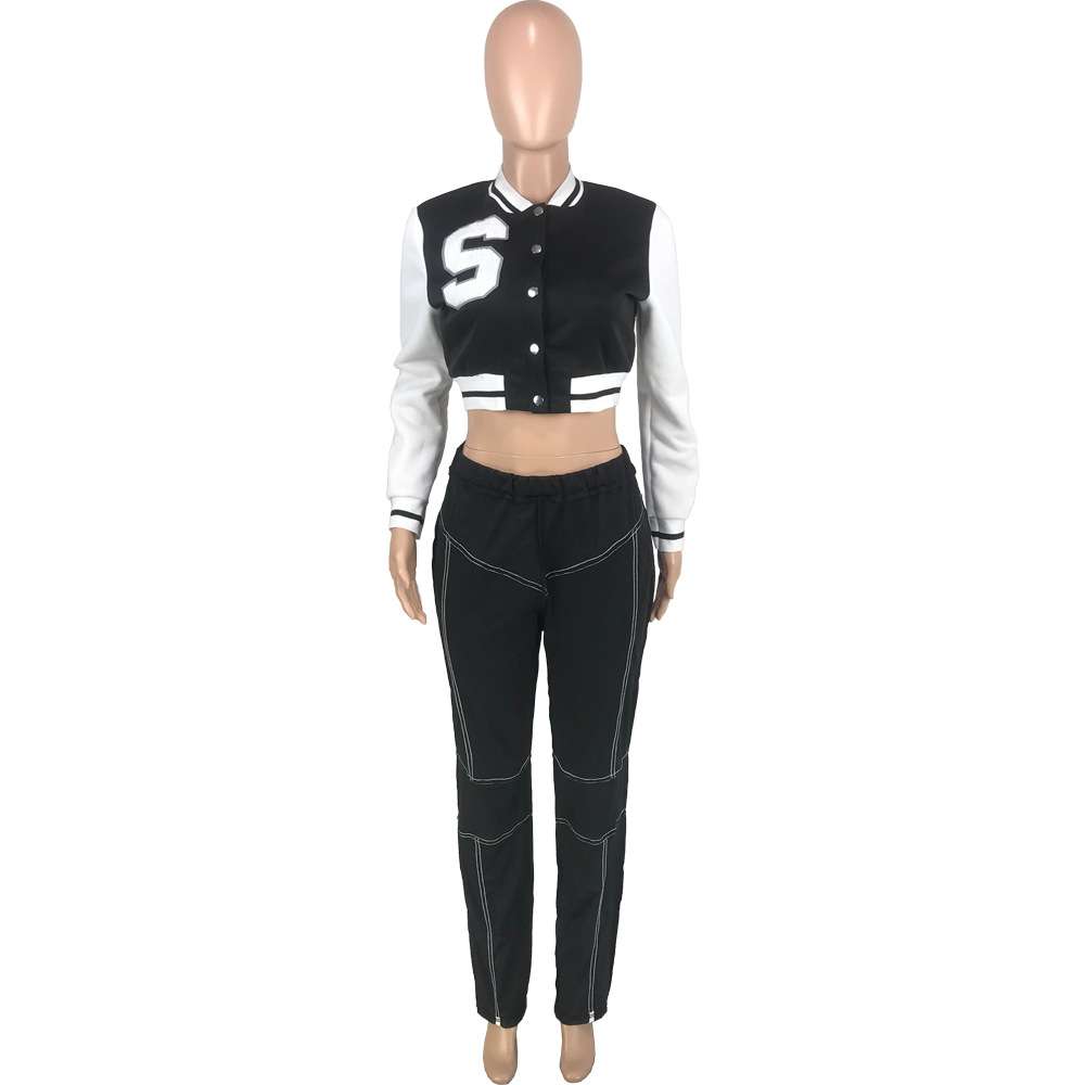 Varsity Vibes Cropped Jacket image 8