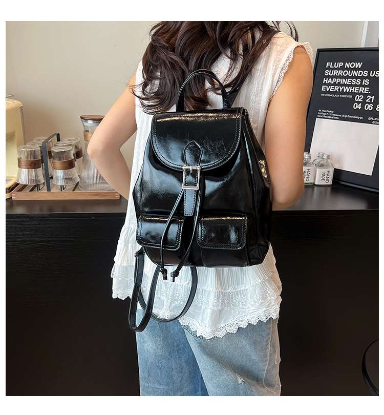 Stylish Backpack with Buckle Detail image 0