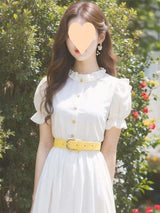 Casual Dress with Belt & Ruffled Details image 2