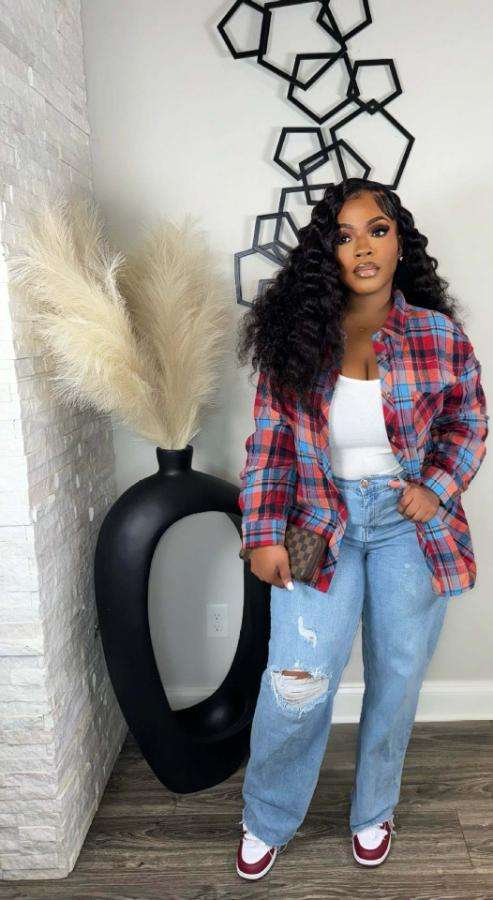 Fashion Casual Multicolor Shirt Jacket image 2