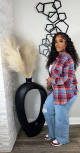 Fashion Casual Multicolor Shirt Jacket image 3