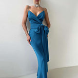 Wrap Dress with Bow Detail image 0