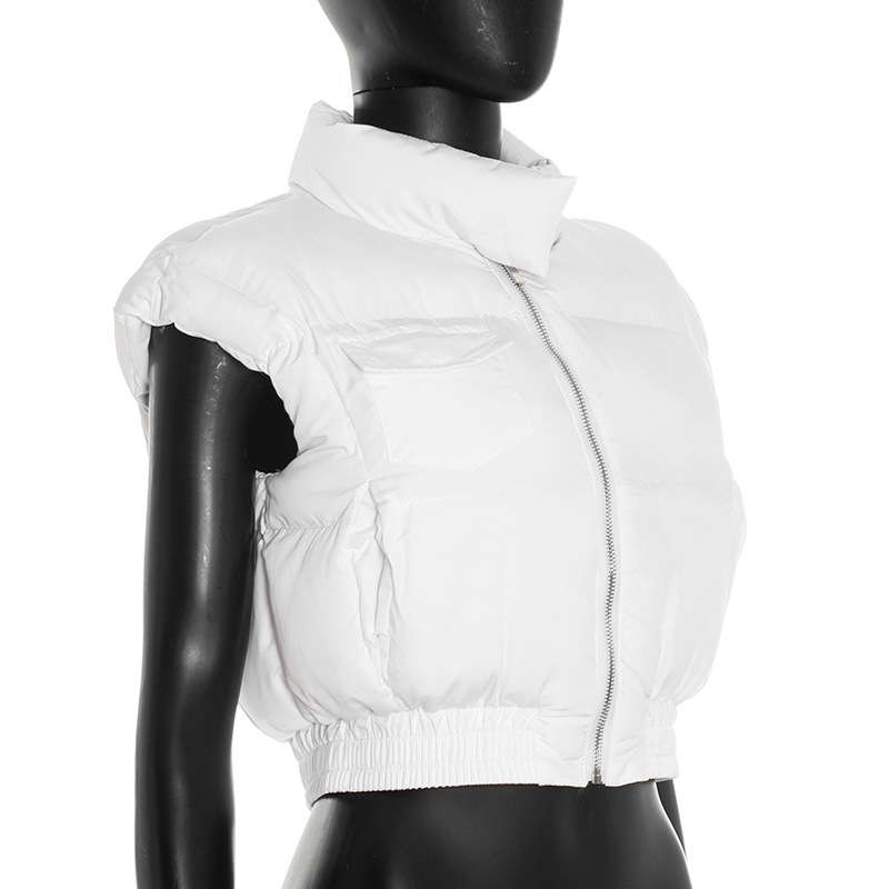 Utility Vest with Pockets & Stand Collar image 4