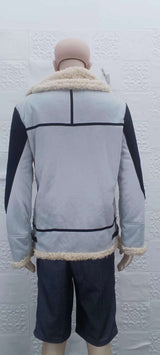 Distressed Faux Jacket Autumn Winter image 4