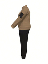 Stylish Color Block Zip-Up Track Suit image 6