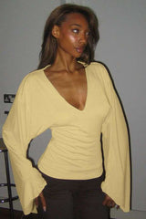 Long Sleeve V-Neck Top image 0