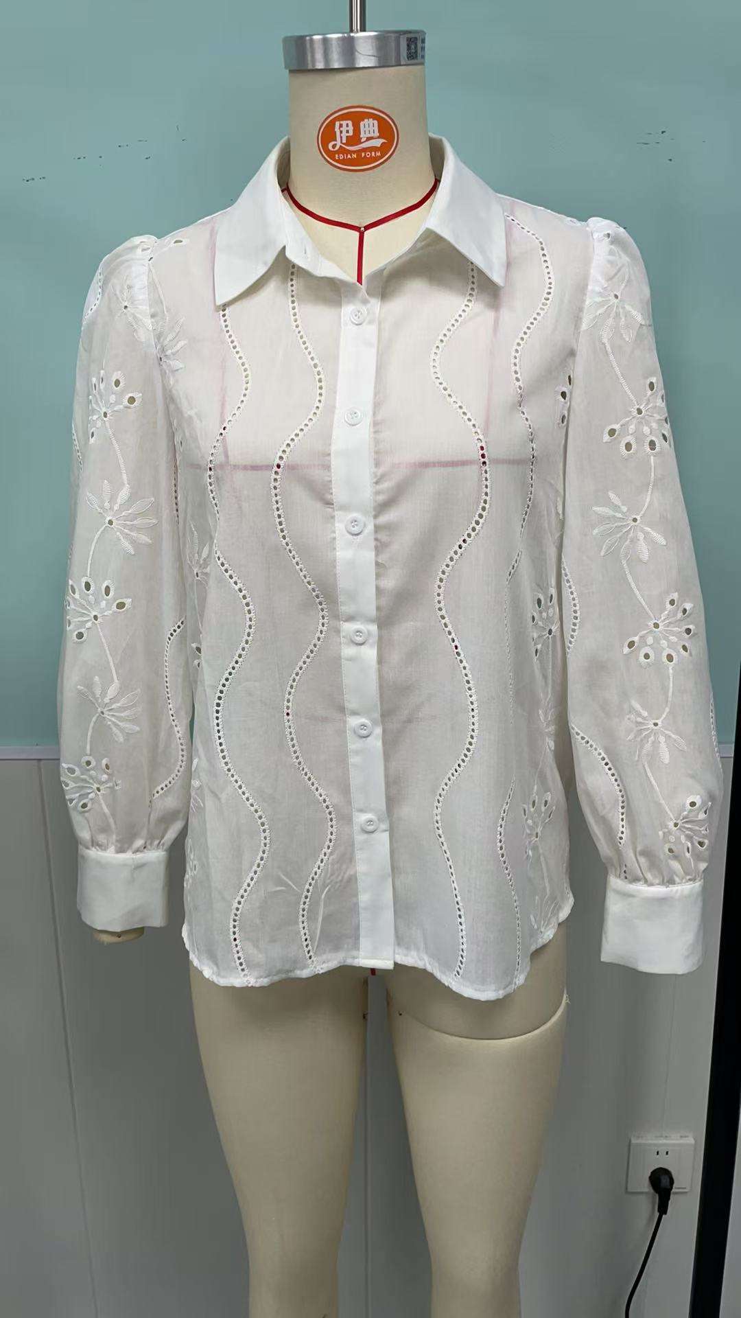 Elegant White Tie-Front Blouse image 6