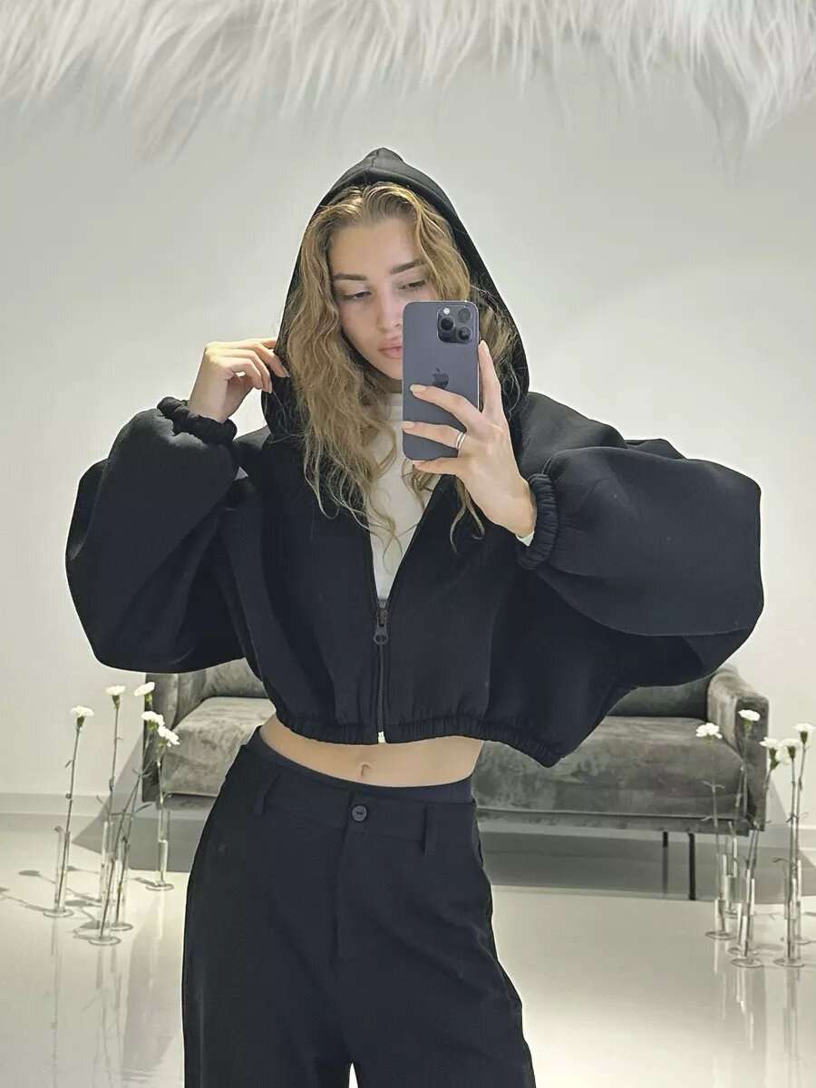 Cozy Luxe Crop Hoodie image 4