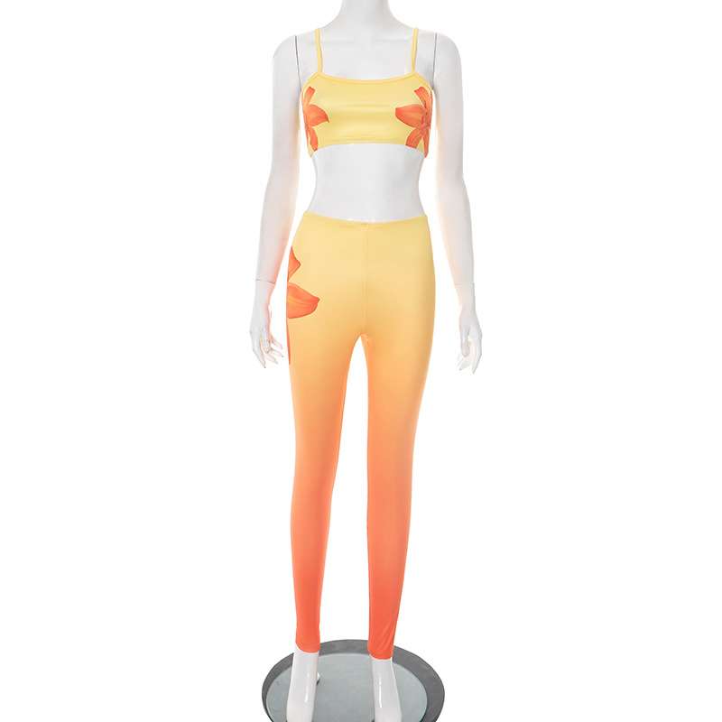 Two-Piece Outfit with Floral Accents image 7