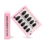 Black Nail Art with Glossy Finish image 3