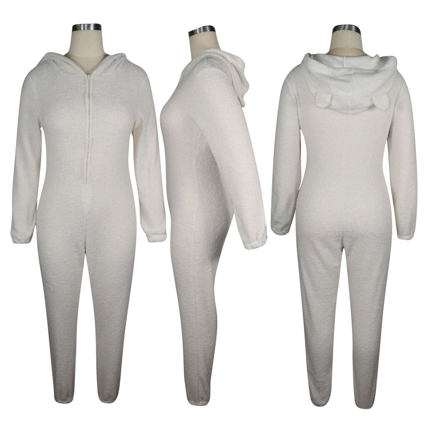 Fluffy Polar Bear Onesie image 5