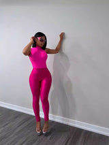 Wide Waist Leggings High Waisted - S, Rose Pink image