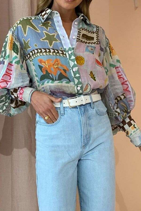 Collared Printed Shirt image 0