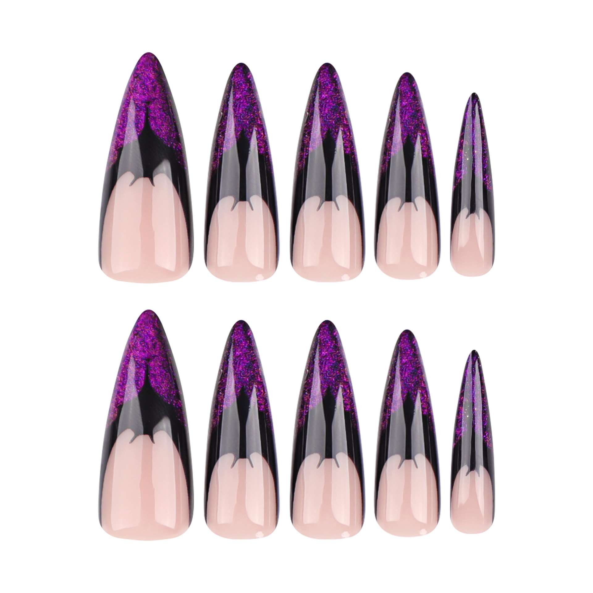 Glitter Bat Wing Nail image 4