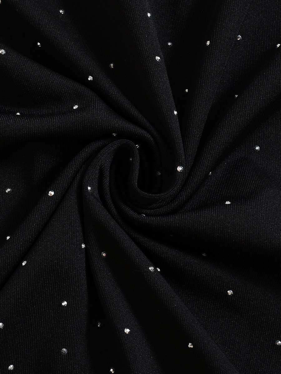 Spaghetti Straps Sequin  Bodycon Mini Dress image 5