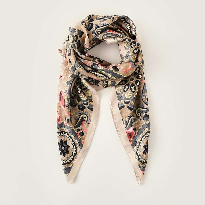 Vintage-Inspired Floral Scarf image 0