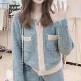 Cozy Colorblock Knit Cardigan image 4