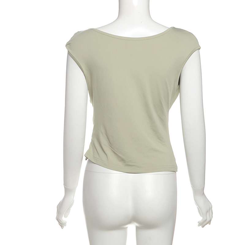 Elegant Draped Sleeveless Top image 3