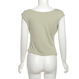 Elegant Draped Sleeveless Top image 3