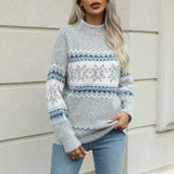 Cozy Isle Pattern Knit Sweater image 1