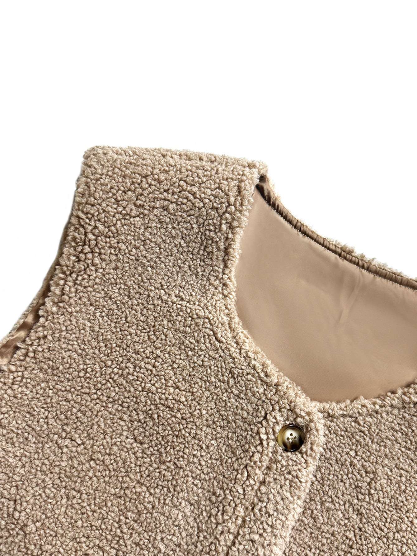 Casual Style V-Neck Sleeveless Vest Jacket image 4