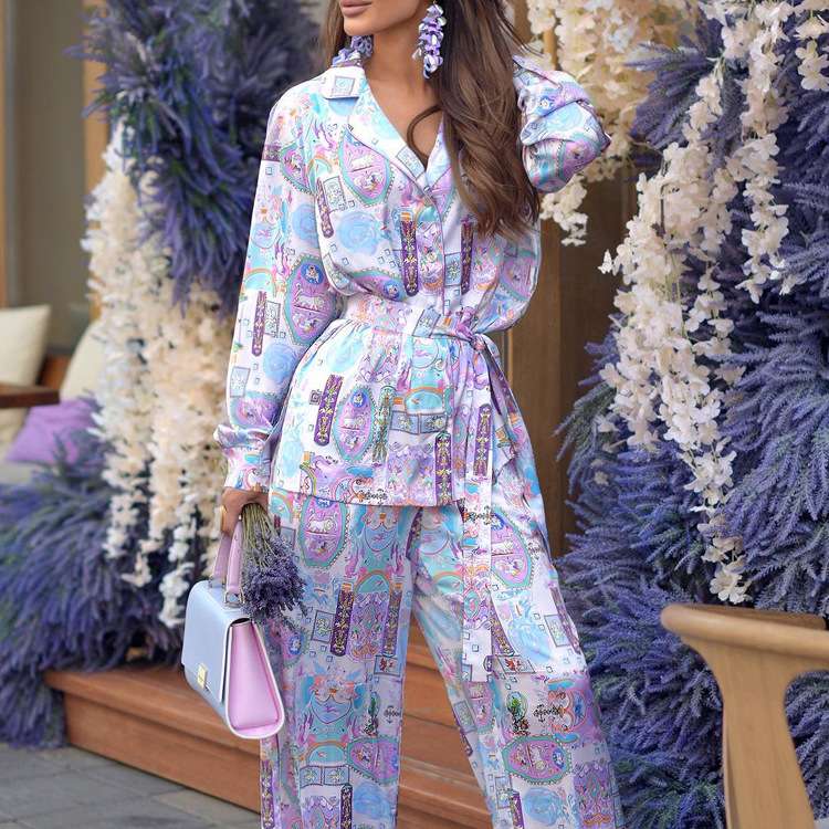 Pastel Patchwork Dreams Set - S, Purple image