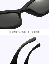 Sleek Black Wraparound Sunglasses image 7