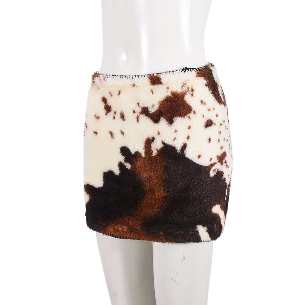 Cow Print Micro Mini Skirt image 2