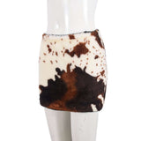 Cow Print Micro Mini Skirt image 2