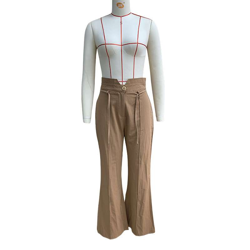 High Waist Wide Leg Pants for Women image 3