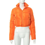 Bright Puffer Jacket with Hood image 3