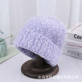 Snow Knit Skull Ski Cap - Free Size, Light Purple image