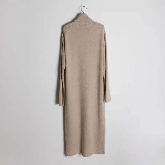 Turtle Neck Long Sleeve Sweater Dress image 5